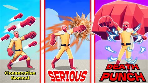 Evolution Of Death Punch Of Saitama Tabs Totally Accurate Battle