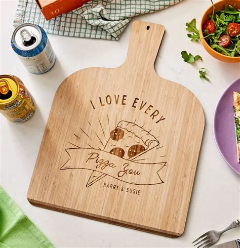 Attractive And Fancy Wood Pizza Serving Platter Oval Design Chopping