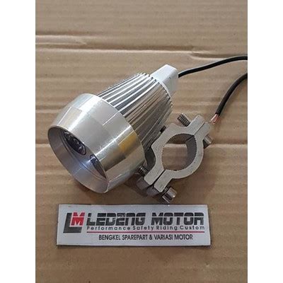 Jual Led Mata Kerucut Bulat Luxeon Lampu Tembak Sorot Motor Universal