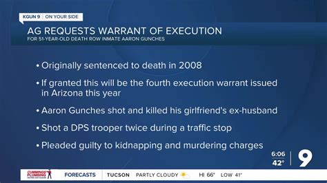 Execution Warrant Sought For An Arizona Death Row Inmate