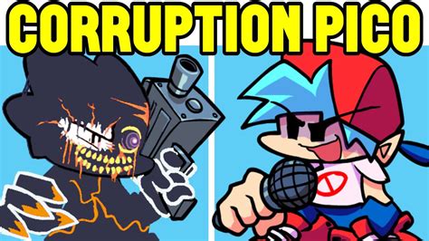 Friday Night Funkin VS Pico Corruption Rematch FNF Mod YouTube