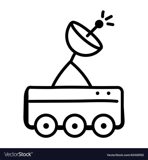 Moon rover Royalty Free Vector Image - VectorStock