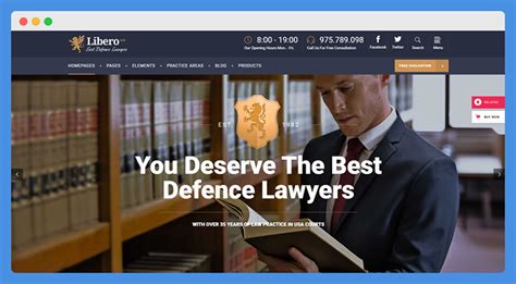 Website Templates For Lawyers