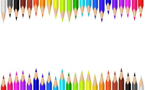 Colorful Pencil Colors Background. Creative Education Background ...