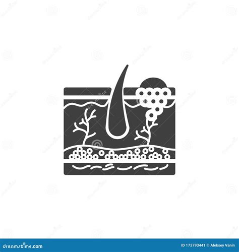 Melanoma Skin Cancer Vector Icon Stock Vector - Illustration of simple