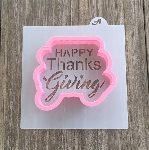 Happy Thanksgiving Cutter/Stencil - bakeartstencils