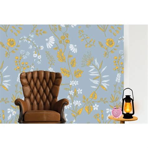 PVC Floral Designer Wallpaper At Rs 12 Sq Ft Polyvinyl Chloride