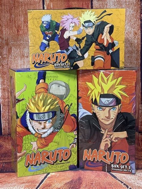 Naruto Complete Manga Box Sets Volumes English Brand New