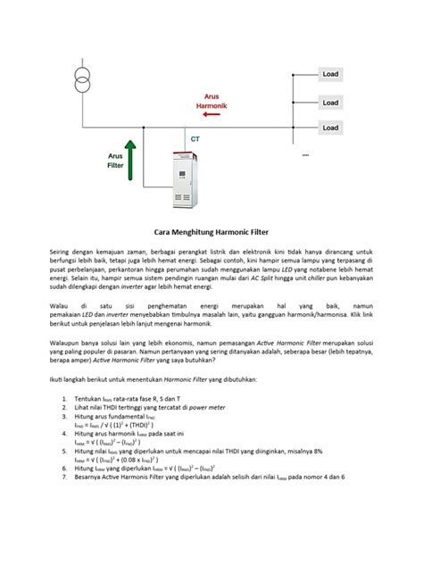 menghitung harmonic filter