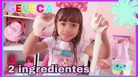 Como Fazer Geleca Com Apenas 2 Ingredientes How To Make Slime With Just 2 Ingredients Youtube