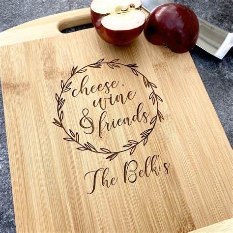 Wood Engraved Custom Cutting Board Anniversary or Wedding | Etsy