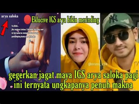 Sungguh Bikin Merinding Igs Arya Saloka Pagi Ini Ternyata Penuh Makna