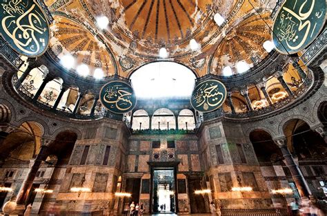 Close Up Of Hagia Sofia The Mosque Of The Sultans And Symbol Of