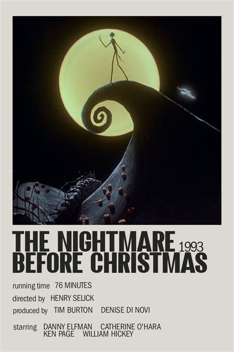 The Nightmare Before Christmas Movie Poster