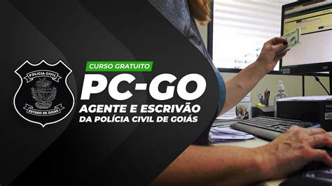 Alfacon Concursos Públicos Curso Pc Go Agente E Escrivão Da