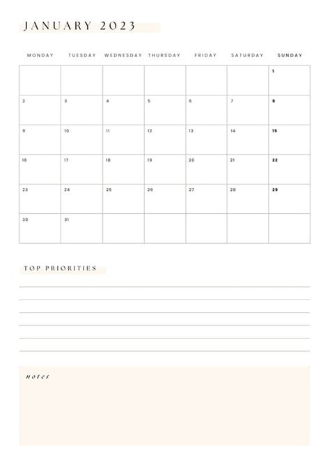 Free Custom Printable Aesthetic Planner Templates Canva