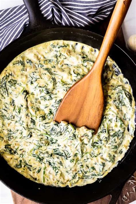 Keto Creamed Spinach - Delicious Little Bites