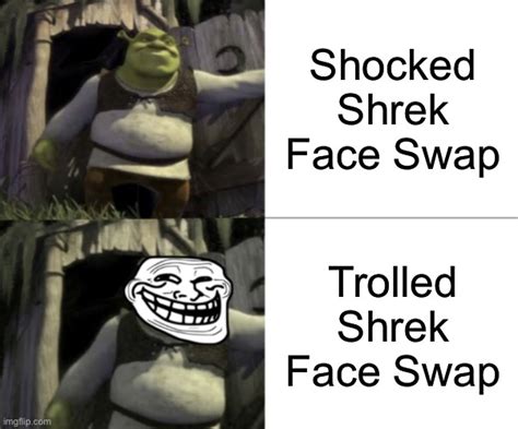 Trolled Shrek Face Swap Memes - Imgflip