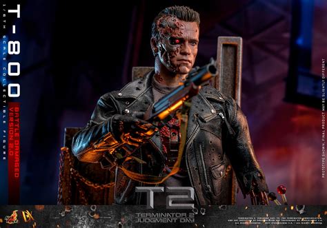 T 800 Battle Damaged Version 2 0 Hot Toys DX46 Figurine Terminator 2