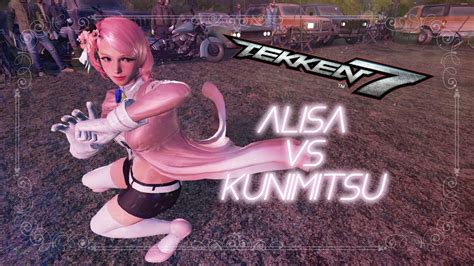 Tekken 7 Alisa Vs Kunimitsu Shinobrii Youtube