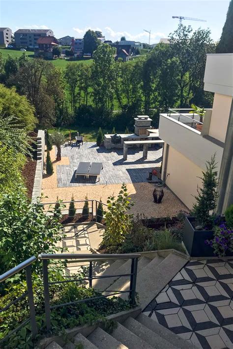 Terrassengestaltung In Berom Nster Garten La Verde Ag Gunzwil