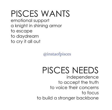 Pisces Memes On Instagram What Are Your Wants And Needs Follow