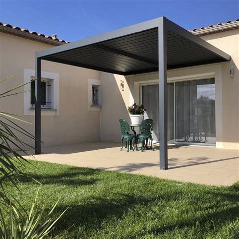 Angebaute Pergola Spr X M Axium Solutions Aluminium