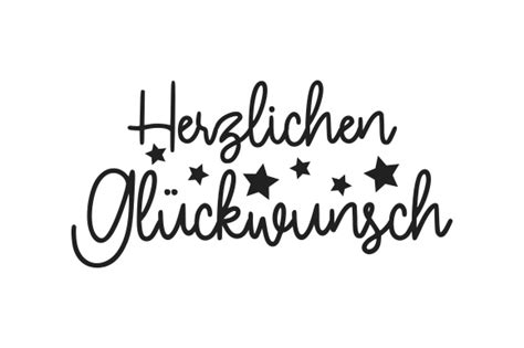 Download Herzlichen Glückwunsch SVG File All Free SVG Cut Files