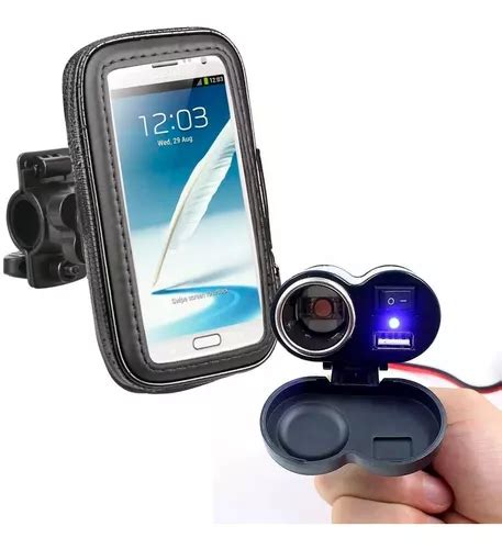 Celular Para Motoboy - Kit Motoboy Suporte De Celular Para Moto Com Carregador Usb ...