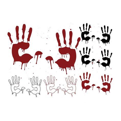 Bloody Hands Svg File Bloody Hands Clipart Bloody Hands Sv Inspire