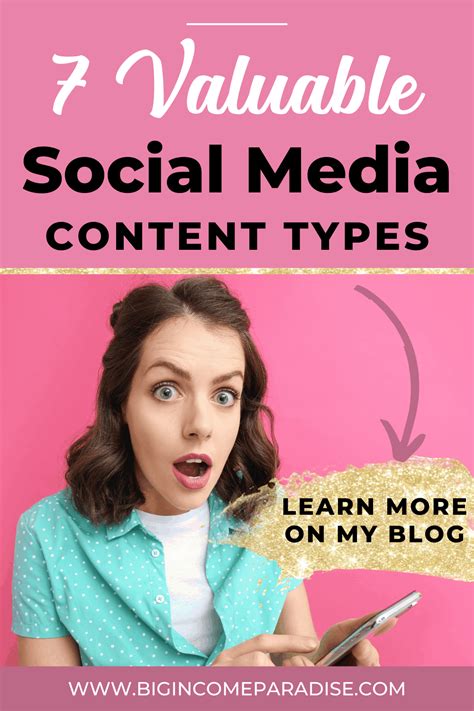 🚨7 Top Valuable Types Of Social Media Content🚨 Social Media Content Types Of Social Media