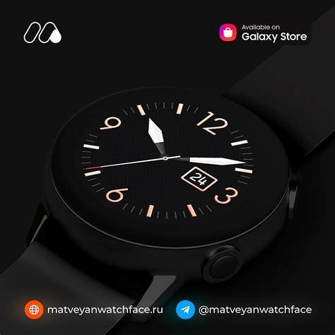 My New Watch Face Matveyan Minimal Analog Rgalaxygear