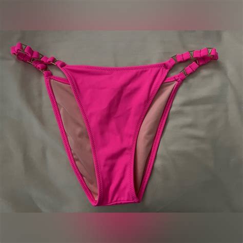 Victorias Secret Neon Pink Bikini Gem