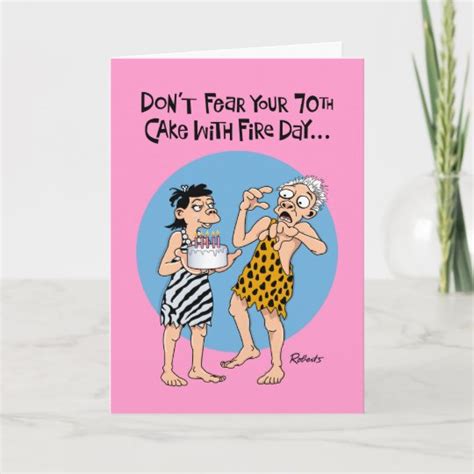 Funny 70th Birthday Card