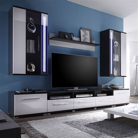 Modern Lacquer Glass Door TV Cabinets TV Stands Wardrobe Study Cabinets ...