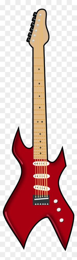 Red Electric Guitar Clipart, Transparent PNG Clipart Images Free ...