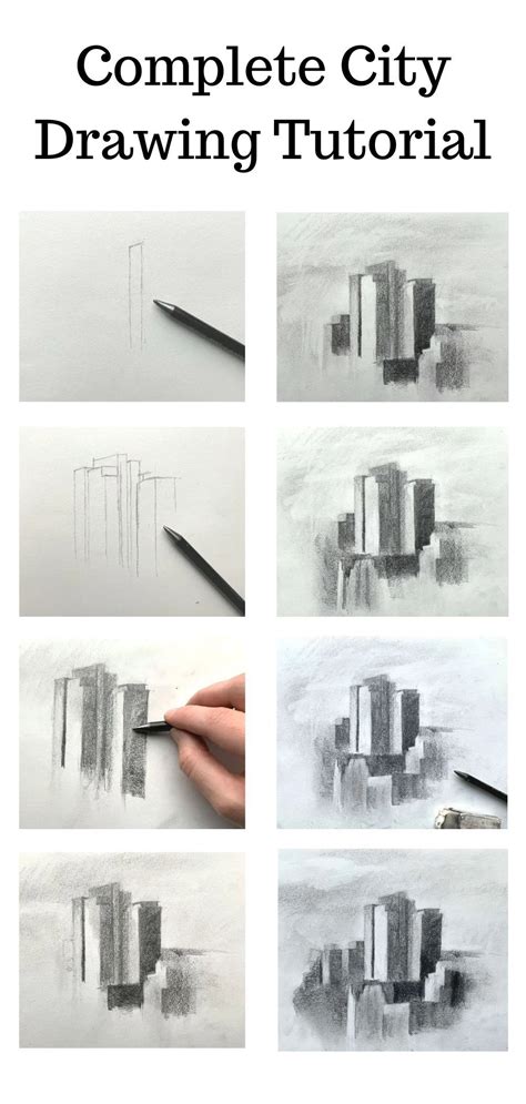 Urban Landscape Drawing Tutorial