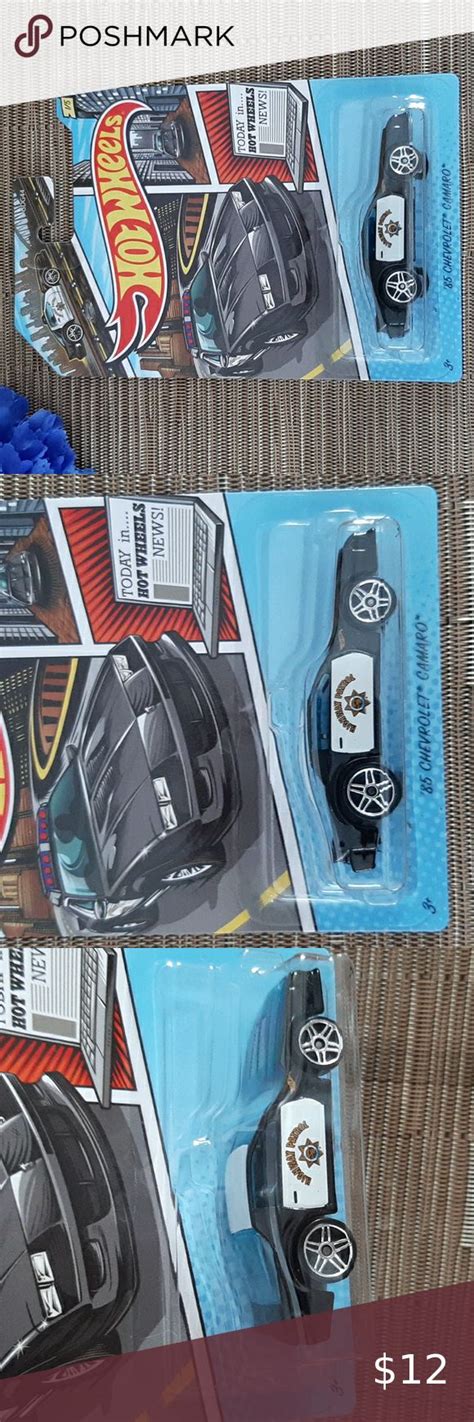Sleek Hot Wheels Chevrolet Camaro International Police Car Series