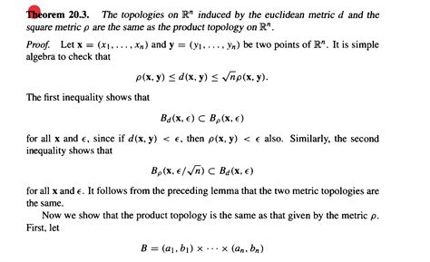 proof explanation - Topology induced by Eulidean metric is the same as ...