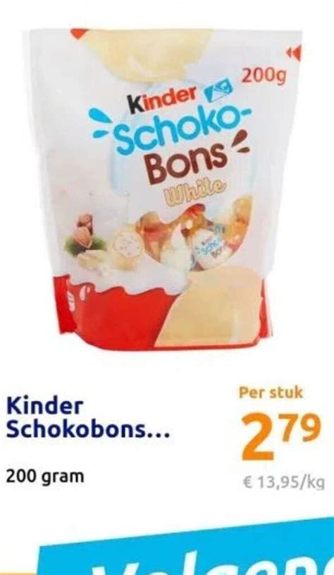 Kinder Schokobons G Aanbieding Bij Action