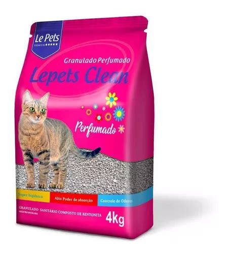 Areia Higi Nica Granulada Sanit Ria Gatos Perfumada Le Pets