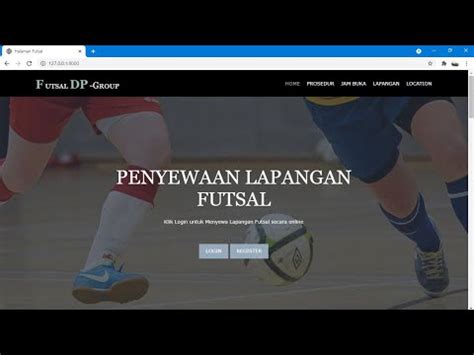 Aplikasi Penyewaan Lapangan Futsal Berbasis Web Laravel Sarana