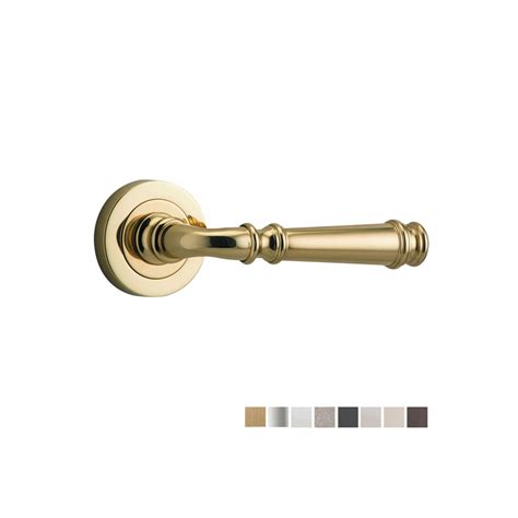 Iver Verona Door Lever Handle On Round Rose ArchiPro AU