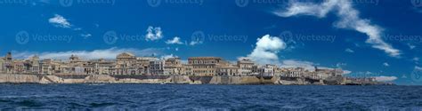 ortigia cityscape panorama from the sea 12023209 Stock Photo at Vecteezy