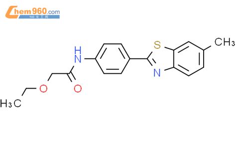 600140 73 6 2 Ethoxy N 4 6 Methyl 1 3 Benzothiazol 2 Yl Phenyl