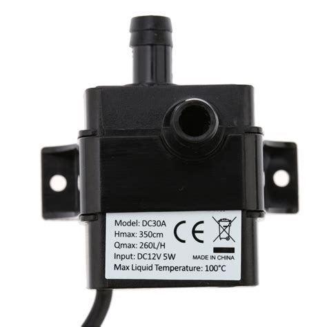 Anself Ultra Quiet Mini DC12V 5W Micro Brushless Water Oil Pump