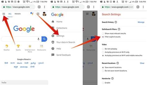 como bloqueo safesearch  android mundobytes