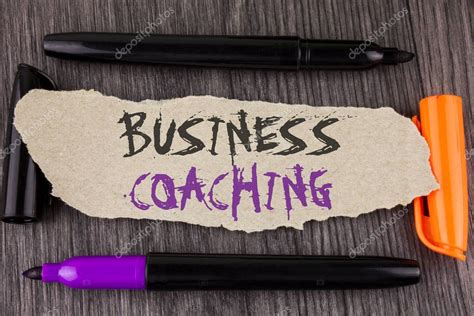 Signo De Texto Que Muestra Business Coaching Experto En Consultor A