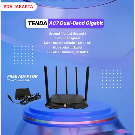 Jual Tenda Ac Ac Smart Dual Band Wifi Wireless Router X Dbi Nd