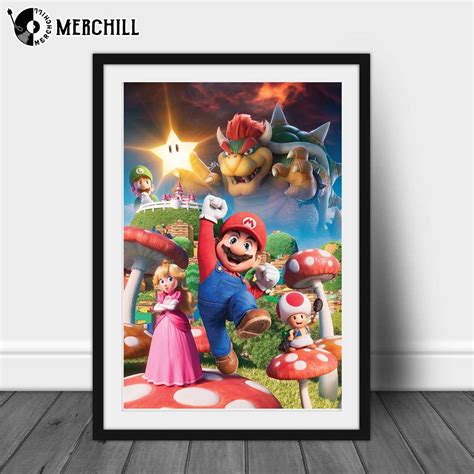 The Super Mario Bros Movie Poster Gifts for Mario Lovers - Happy Place ...